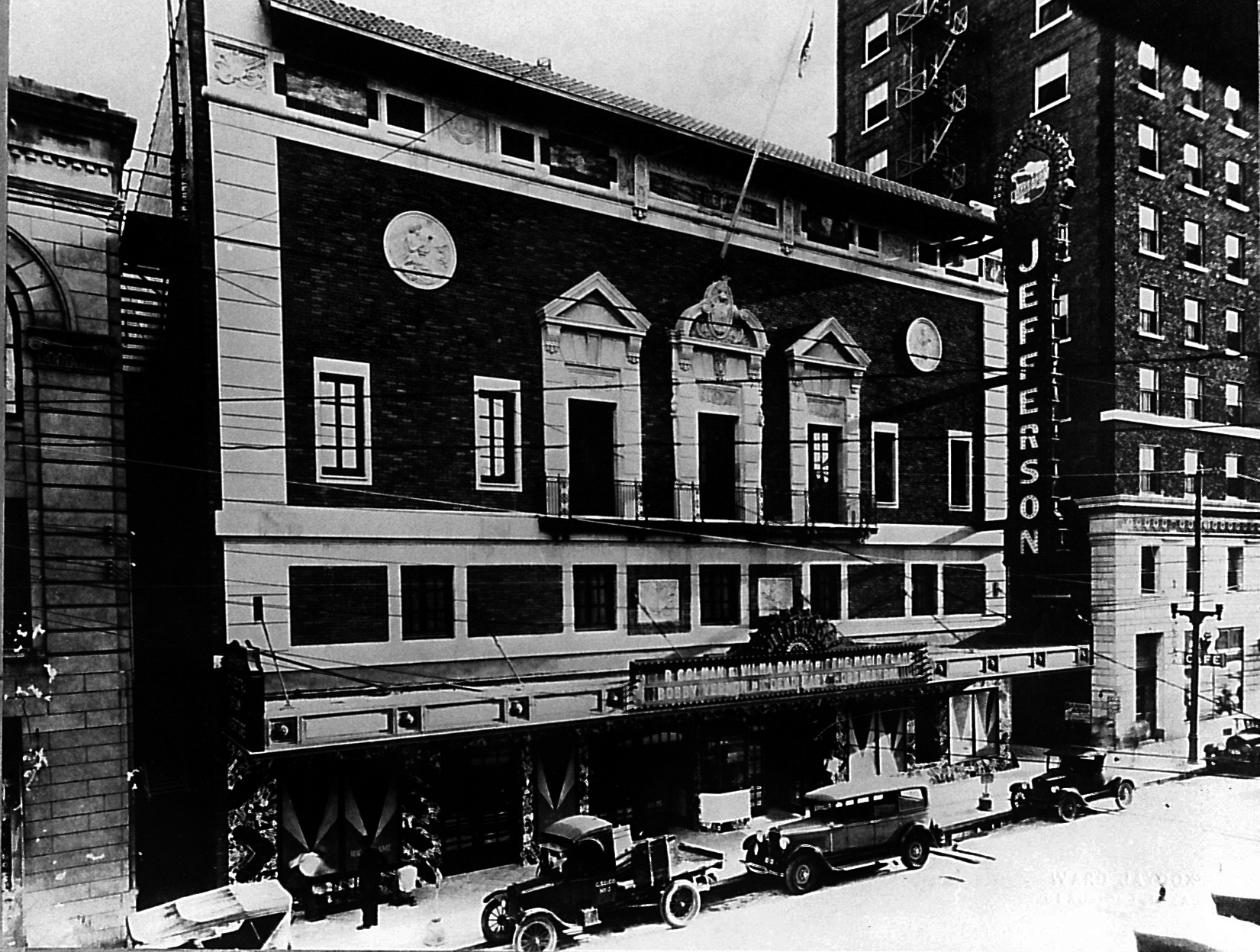 Vintage photos from the Jefferson Theatre