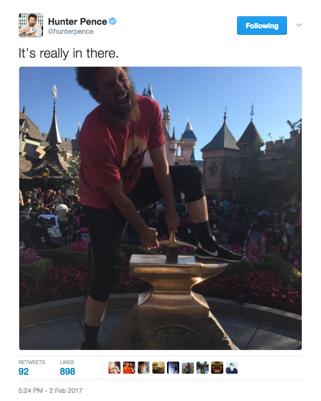 SF Giants' Hunter Pence Proposal to GF at Disney Park Is a Home Run