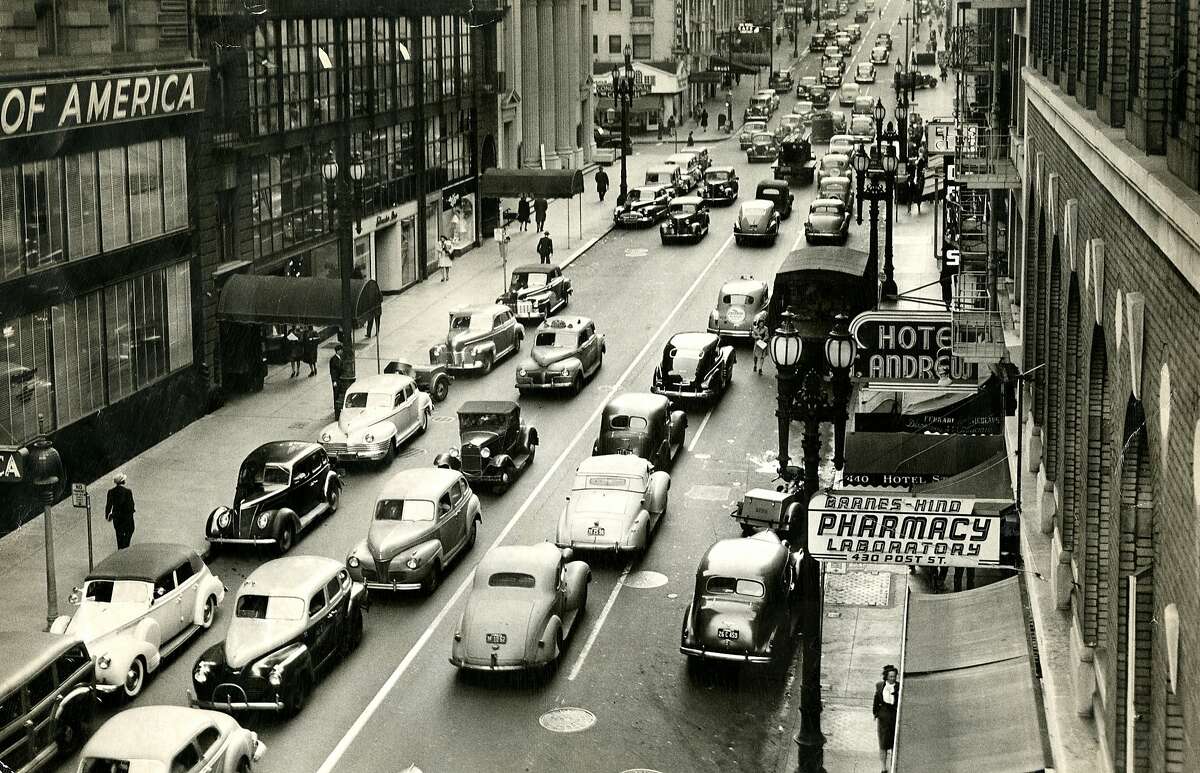 Rare unseen downtown San Francisco photos show city life in the 1930s