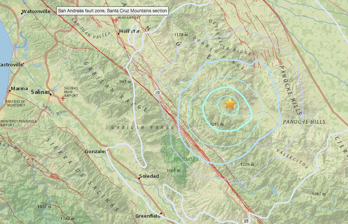 Magnitude 3.3 earthquake strikes near Soledad, California