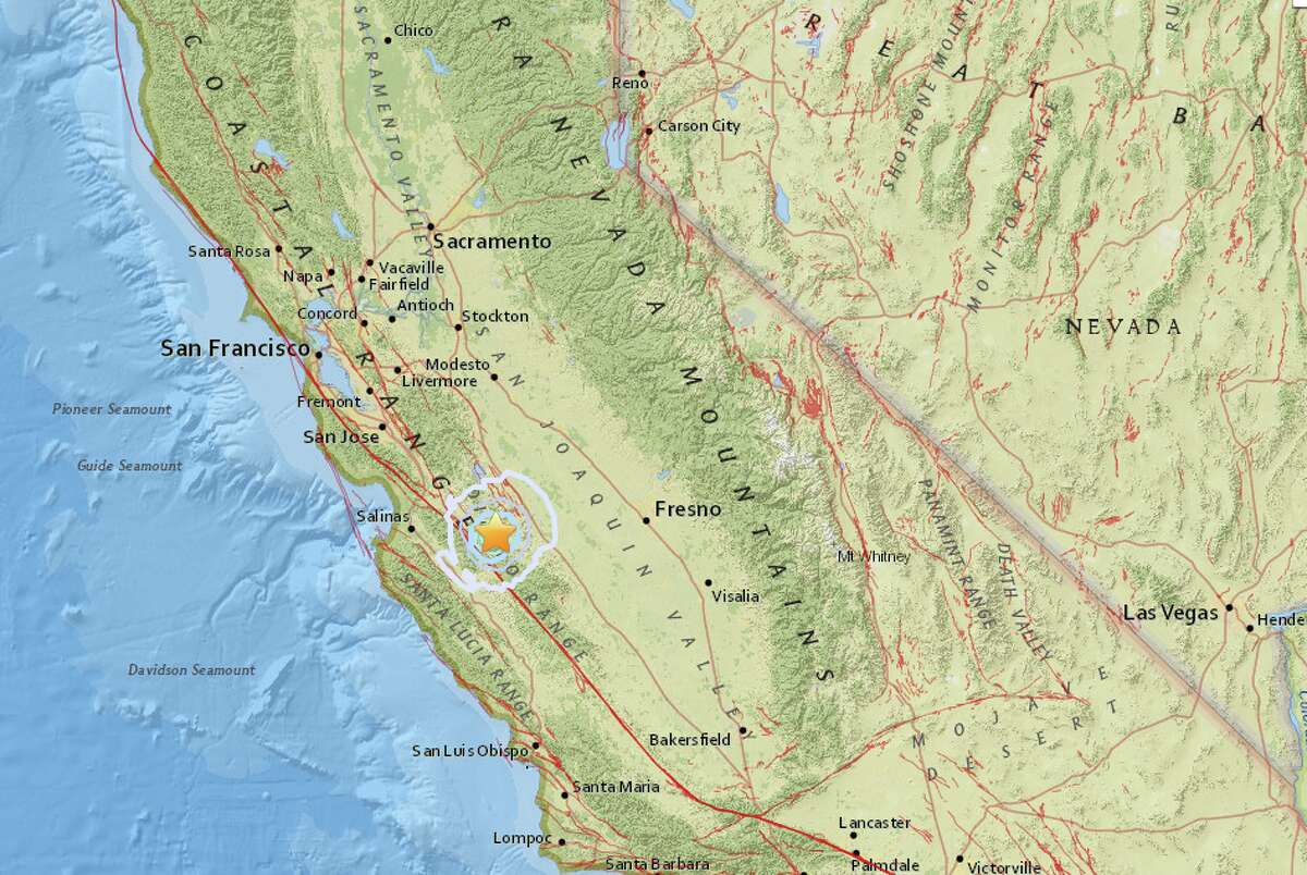 Magnitude 3.3 earthquake strikes near Soledad, California