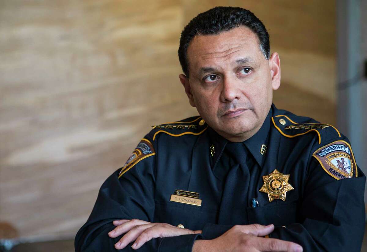 FILE - Harris County Sheriff Ed Gonzalez poses in Houston on Feb. 21, 2017. Gonzalez expressed concern about local lawmen acting as "de facto" immigration agents during a discussion on Friday.