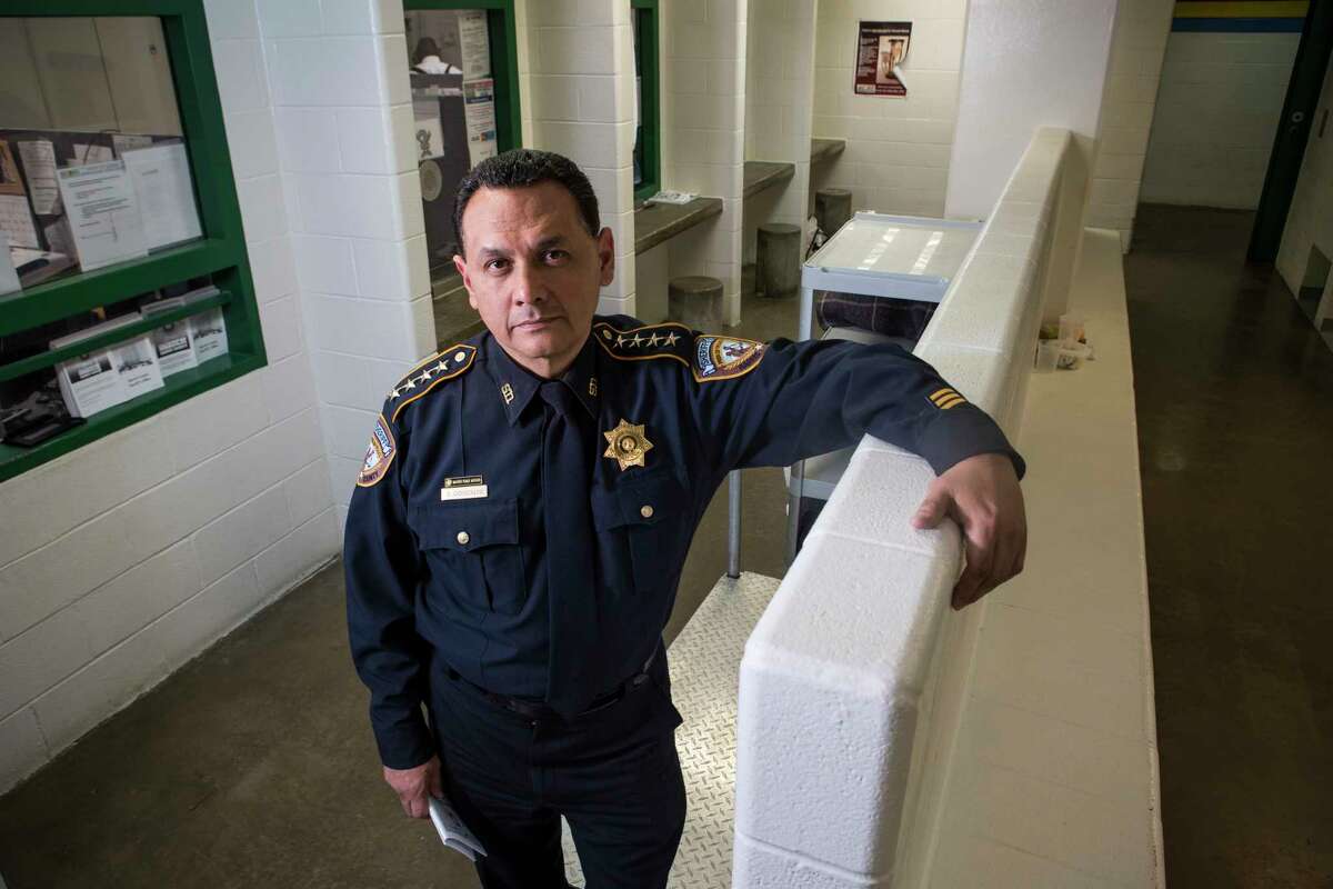 Harris County Sheriff Ed Gonzalez poses for a portrait inside the Harris County Jail on Tuesday, Feb. 21, 2017, in Houston.