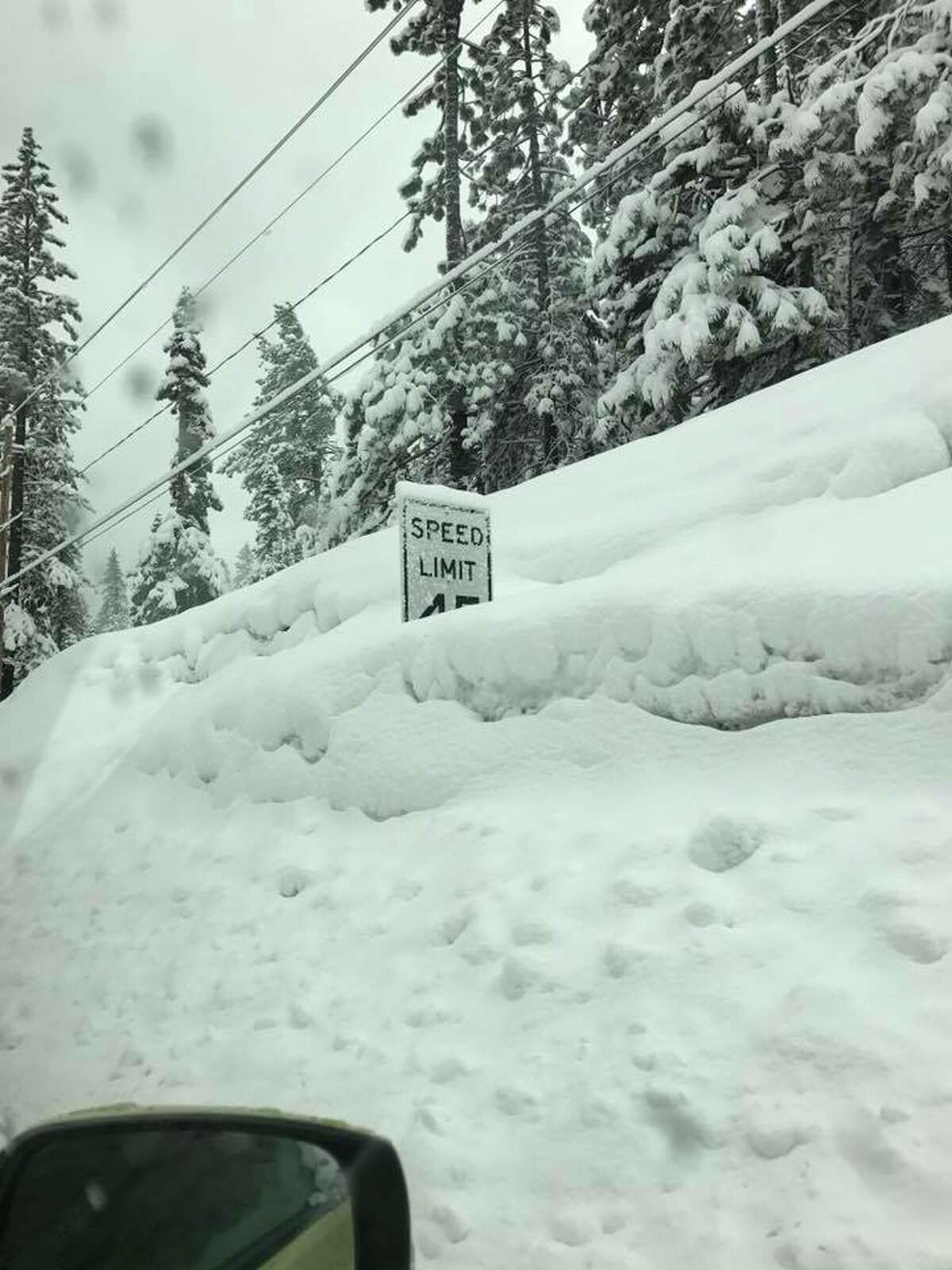 Photos Show The Insane Amounts Of Snow Piled Up In Tahoe