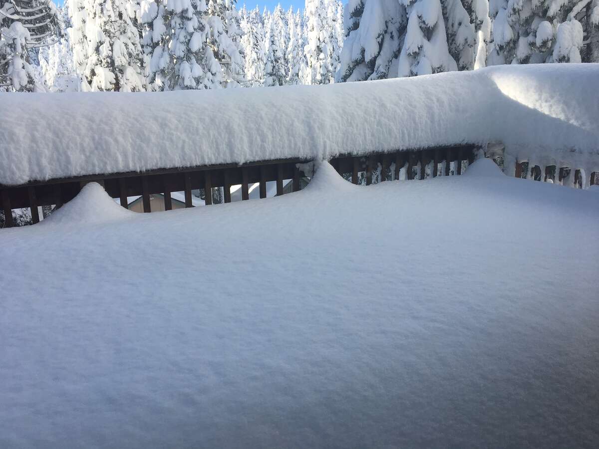 Photos show the insane amounts of snow piled up in Tahoe