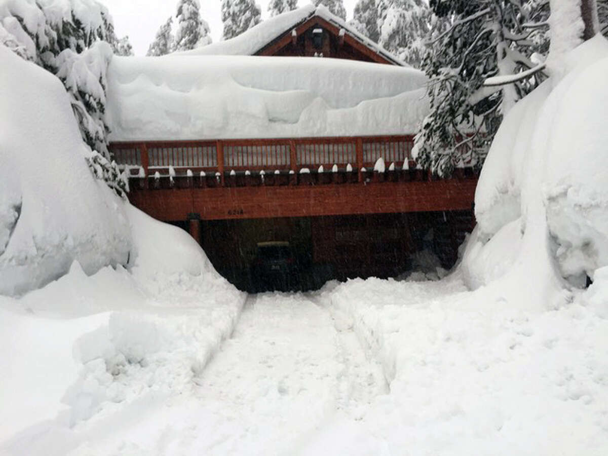 Photos show the insane amounts of snow piled up in Tahoe