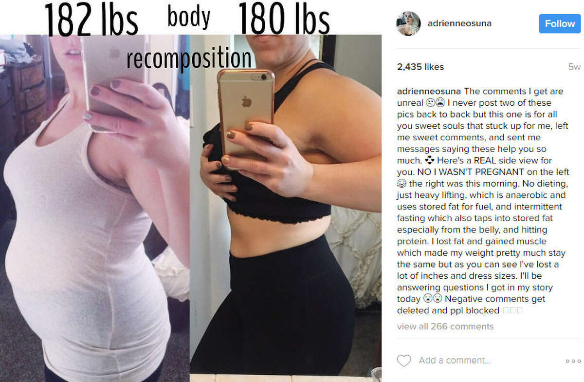 Adrienne Osuna has been chronicling her weight loos and gain and loss again...