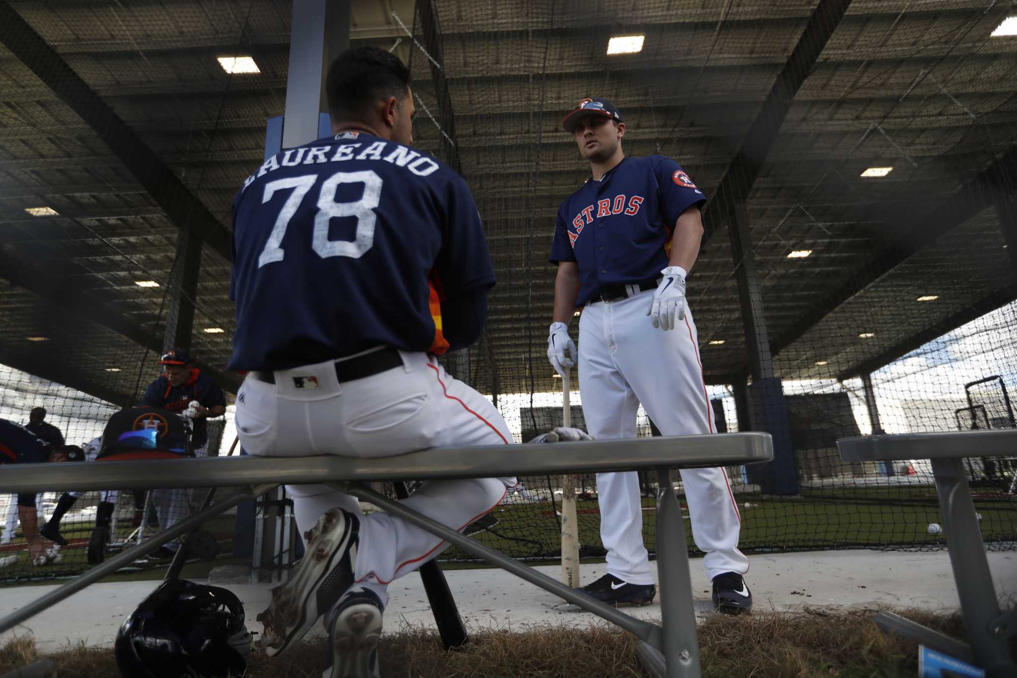 Gattis to work in outfield at start of Astros' camp