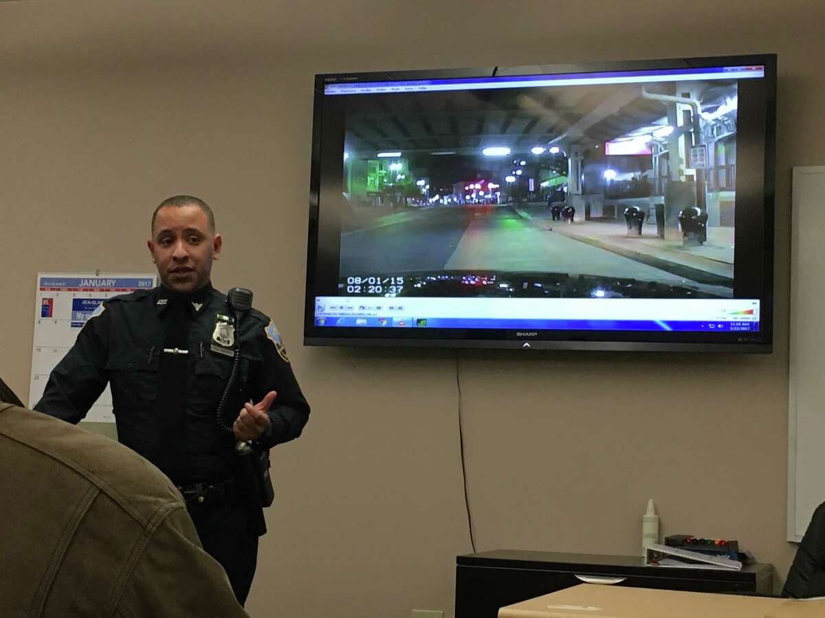 Schenectady cop recalls brutal attack in student address
