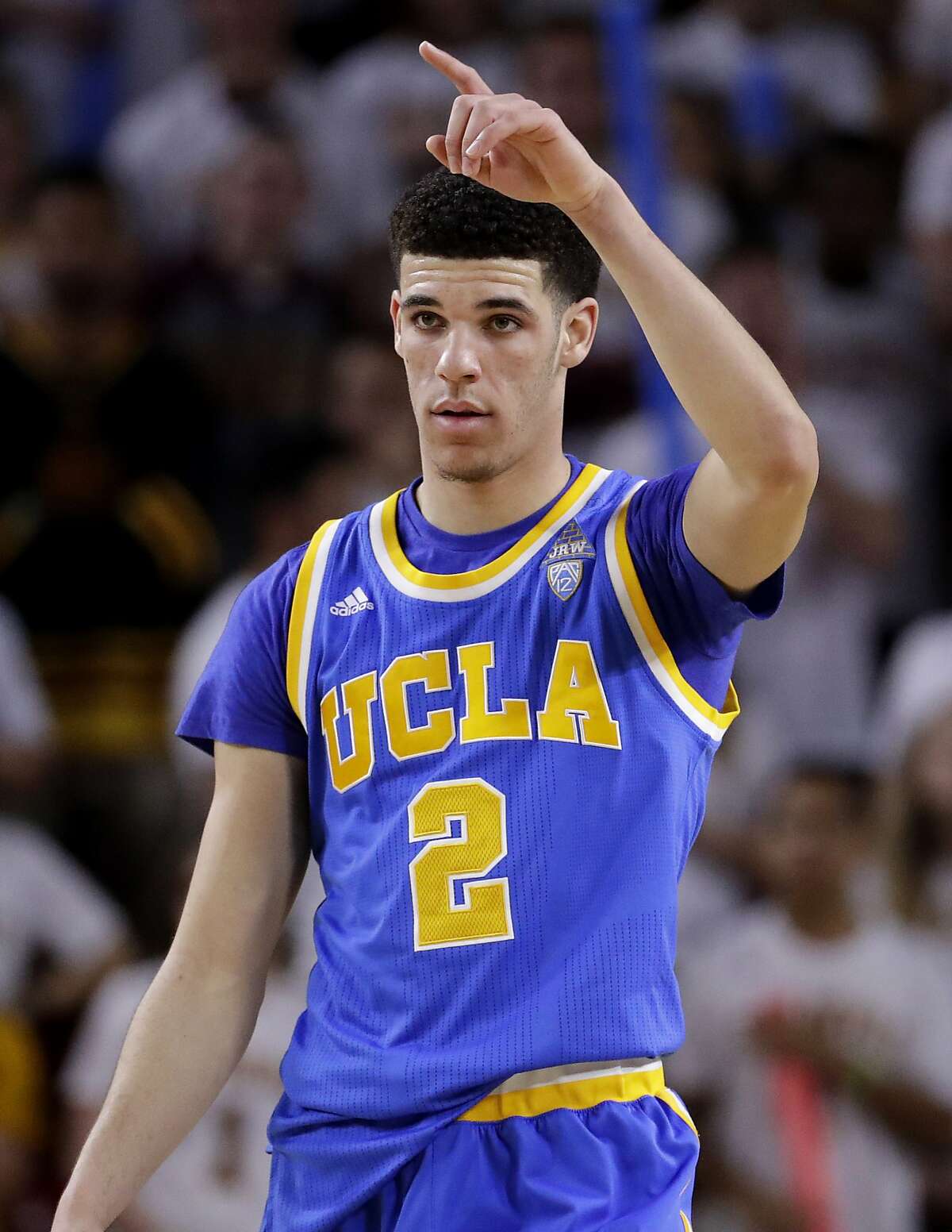 2. Lakers Lonzo Ball, UCLA Position/Height: PG/ 6-6 As much as the Lakers moved D’Angelo Russell for cap reasons (tying Timofey Mozgov’s contract to him), the deal opened the point for Ball.