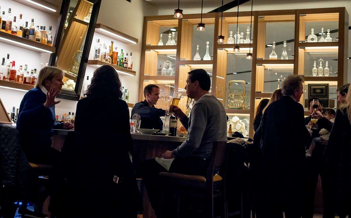 The bar at CIA at Copia in Napa, Calif. is seen on February 23rd, 2017.