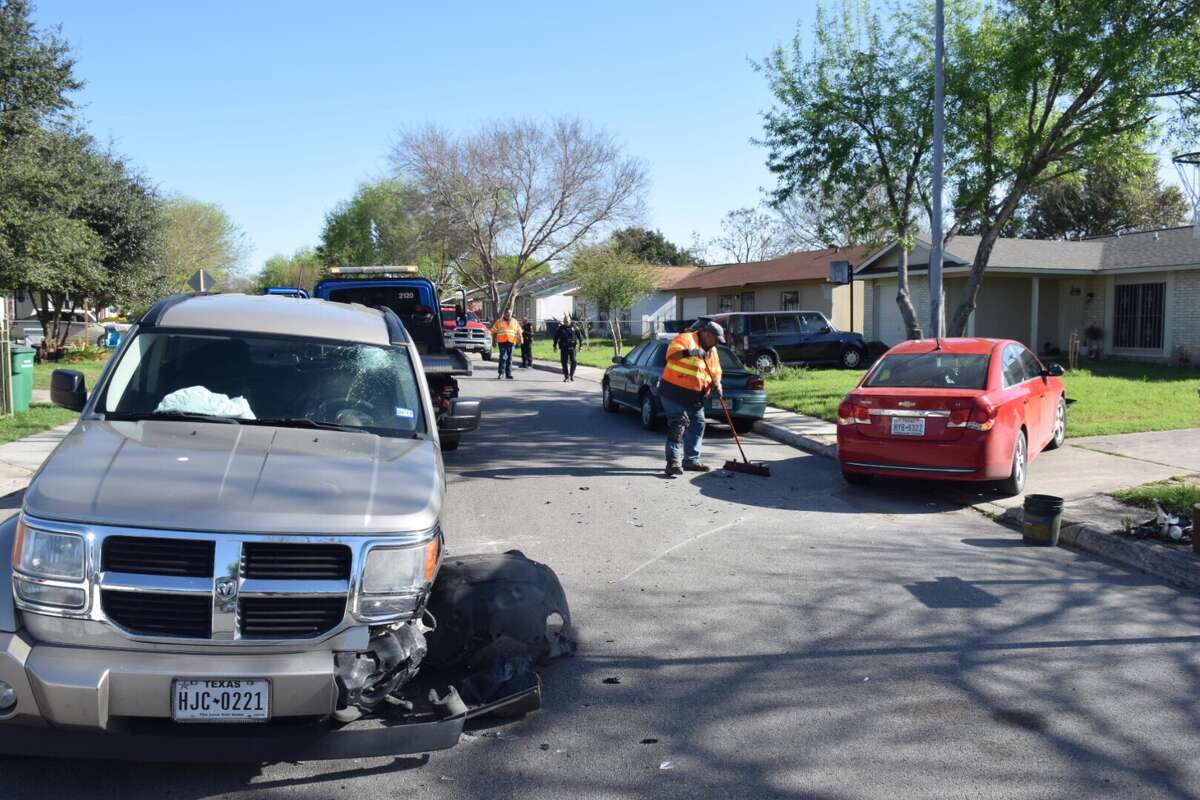 A 24-year-old woman lost feeling from her hips down on Friday morning, Feb. 24, 2017, after a car collision in a Southwest Side neighborhood.