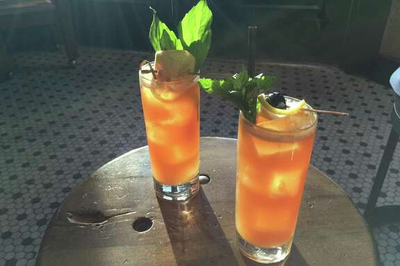 Barbaro makes excellent Pimm’s cups, which are perfect for day drinking on a warm day.