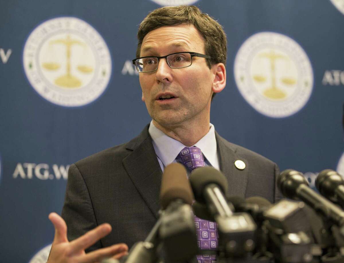 Washington state Attorney General Bob Ferguson speaks after an appeals court refused to reinstate a ban on travelers from seven nations. A reader elaborates on the role of the judiciary.