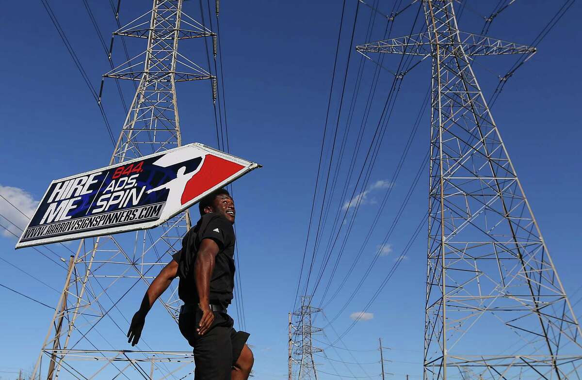 Event lets sign spinners be the center of attention