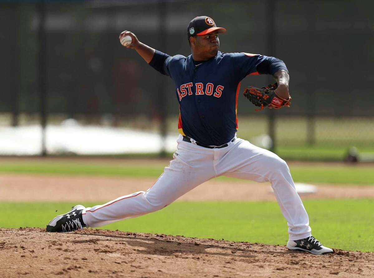 Righthander Francis Martes is expected to start the season in Class AAA but likely will make it to the majors for the Astros before the season is over.