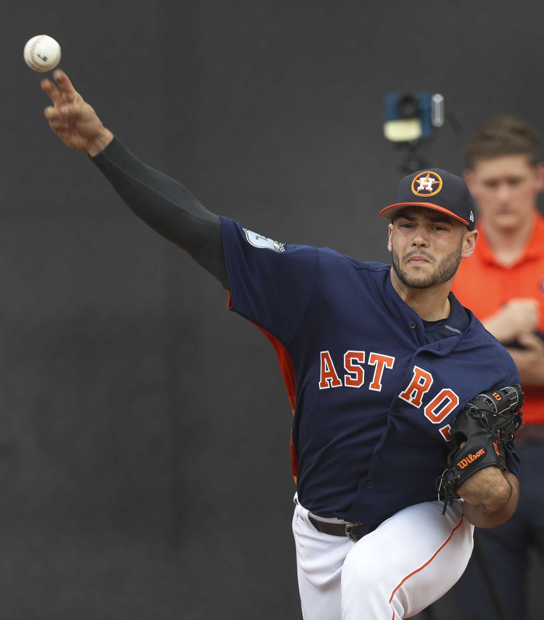 Astros' Lance McCullers Faces Hitters For First Time This Spring