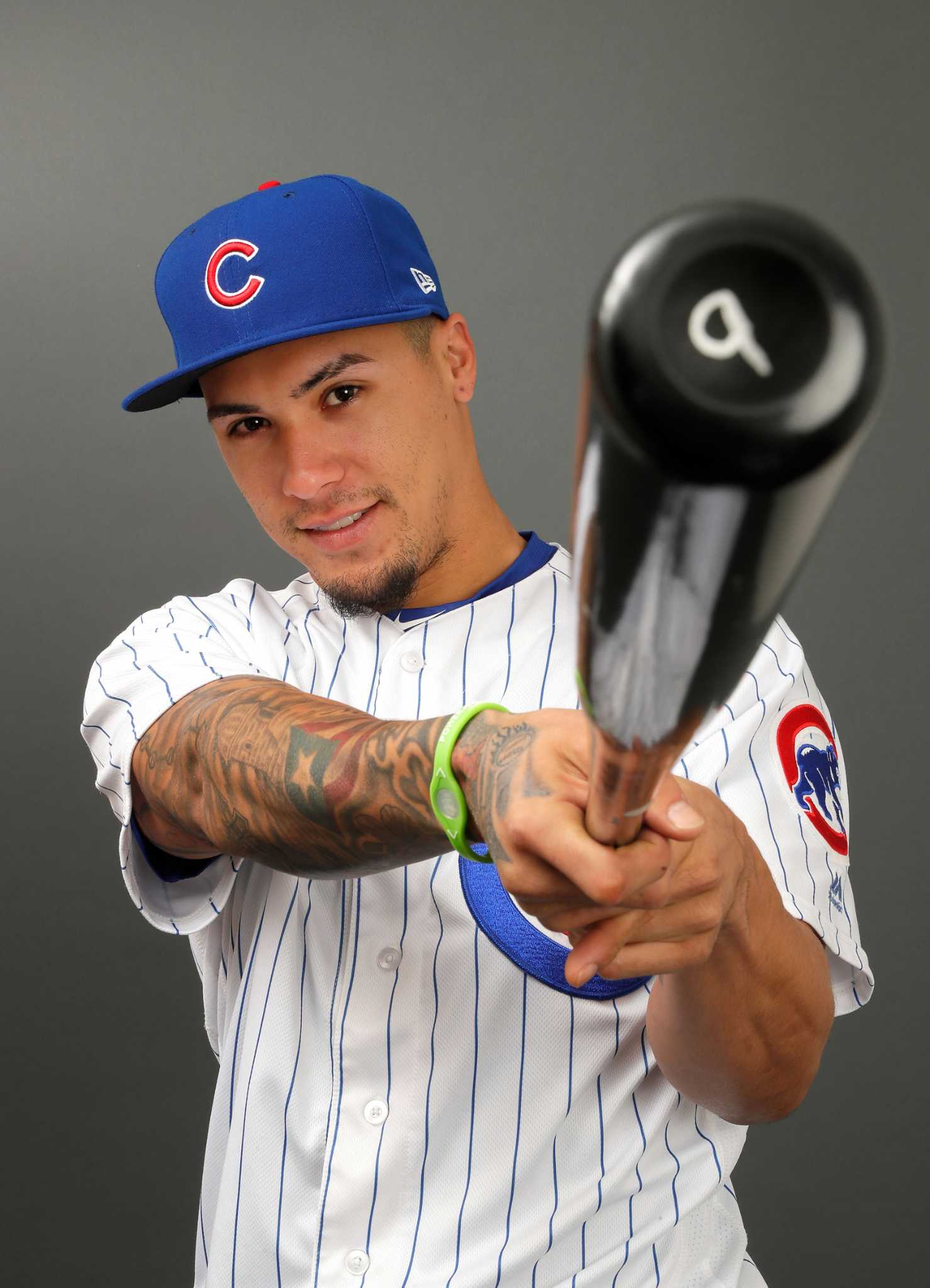 Javier Baez gets tattoo of World Series trophy