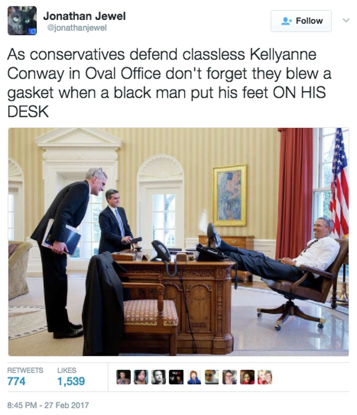 Kellyanne Conway Put Her Shoes On An Oval Office Couch And Twitter Is Going Crazy