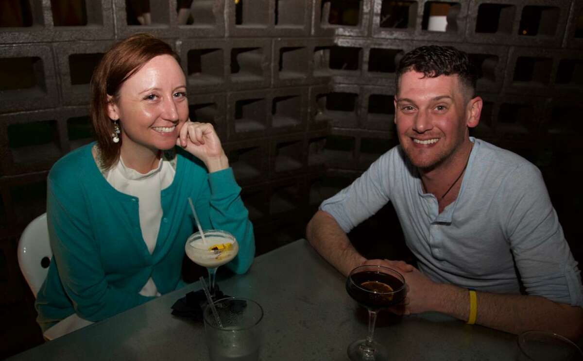 Ali Carpenter and Brett Abbott are at Chisme, a trendy new spot on the St. Mary’s Strip.