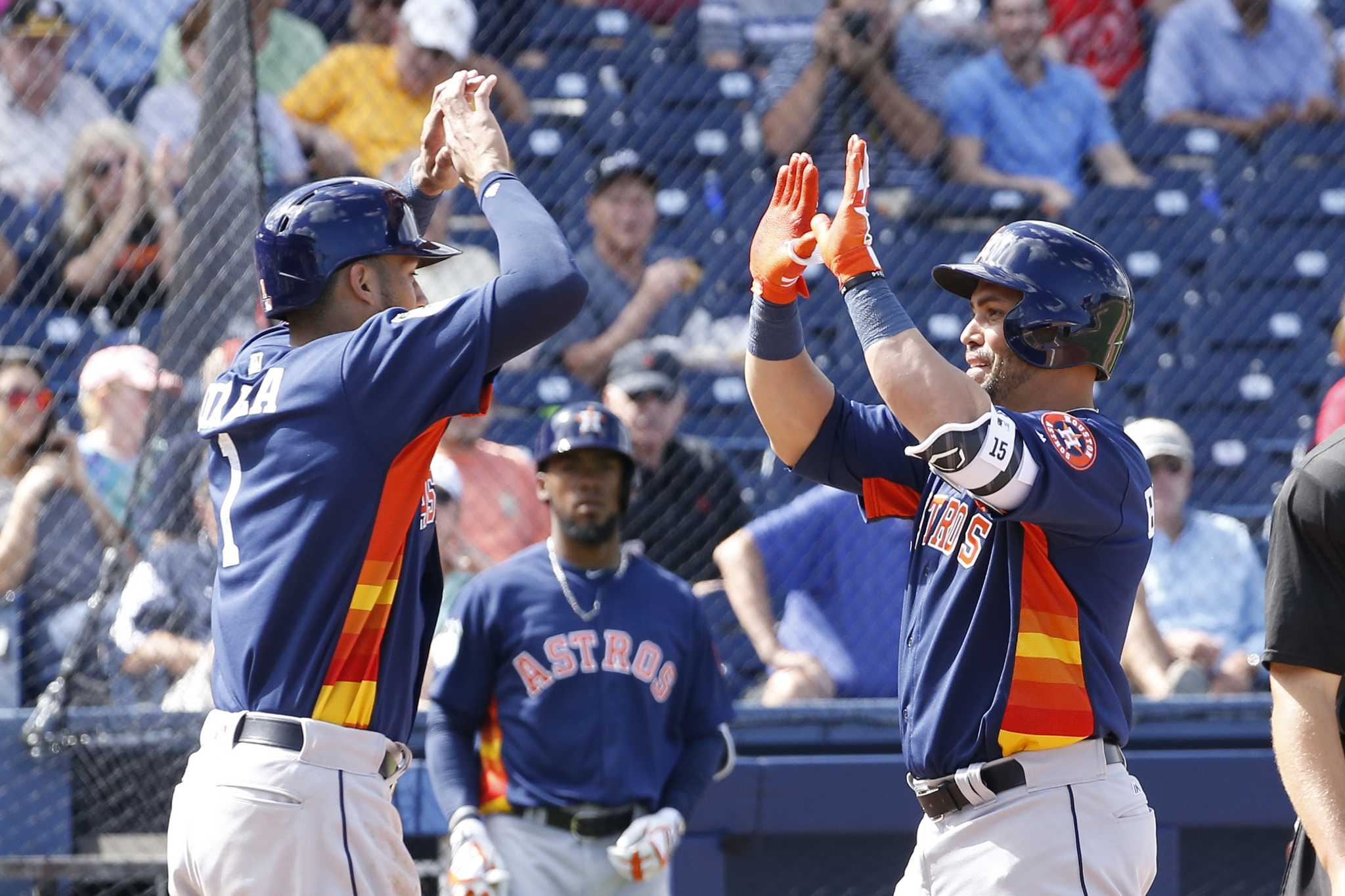 Astros loaded with options in outfield deployment
