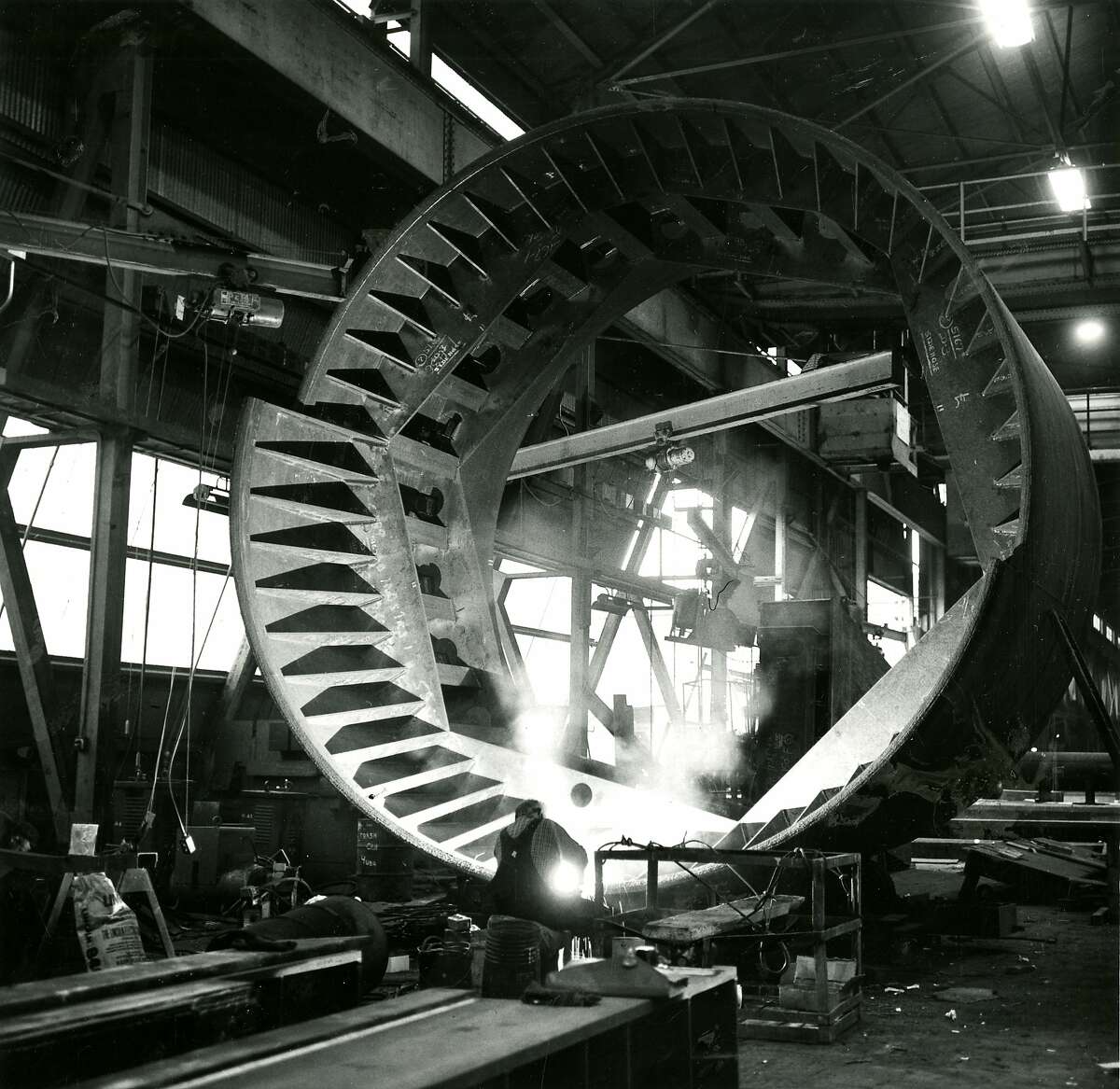Rare photos from the BART Transbay Tube construction project