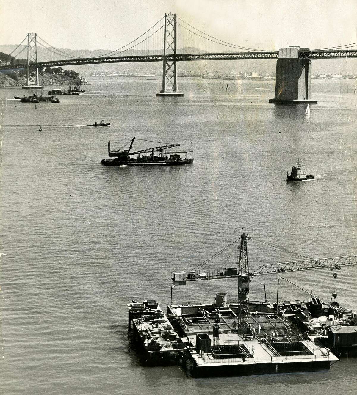 Rare Photos From The BART Transbay Tube Construction Project