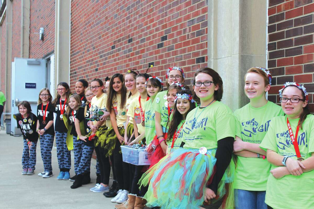 Girl Scouts robotics teams recognized