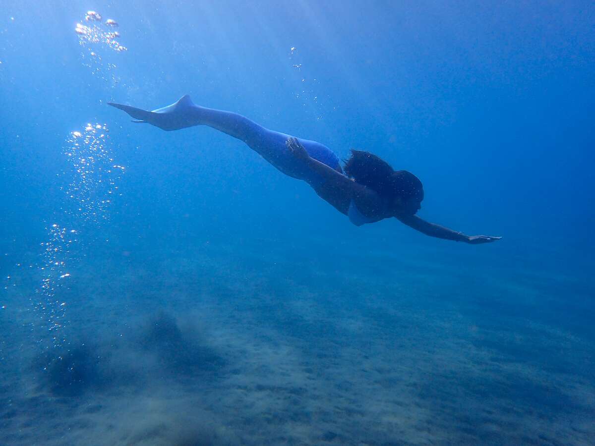 Unleash your inner Ariel with a two-hour mermaid swimming lesson on Maui.