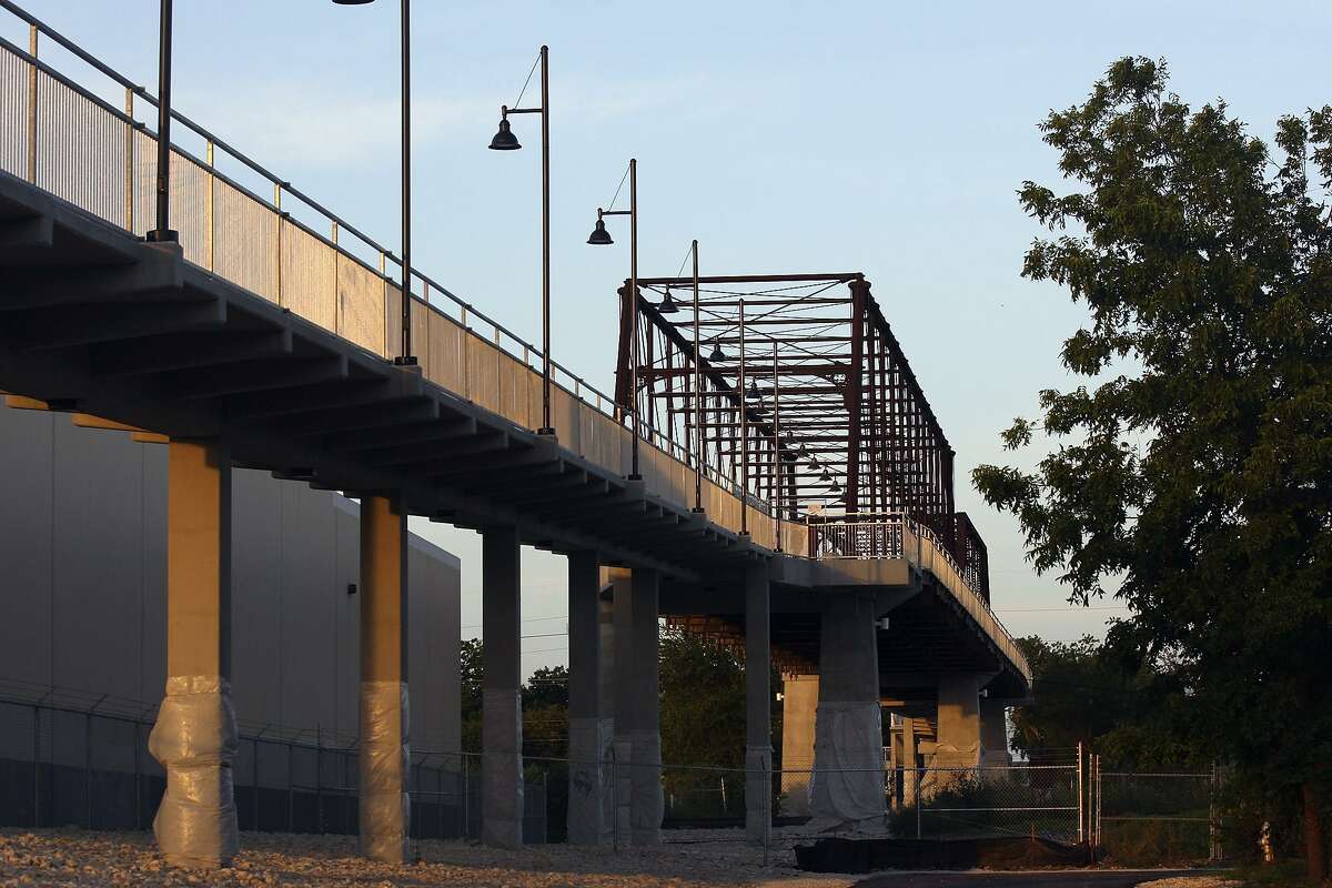 A view of the restored Hays Street Bridge, Monday July 12, 2010, on the near East Side. The bridge was originally a railroad bridge that crossed over the Nueces River and was later moved to San Antonio and widened for vehicles.
