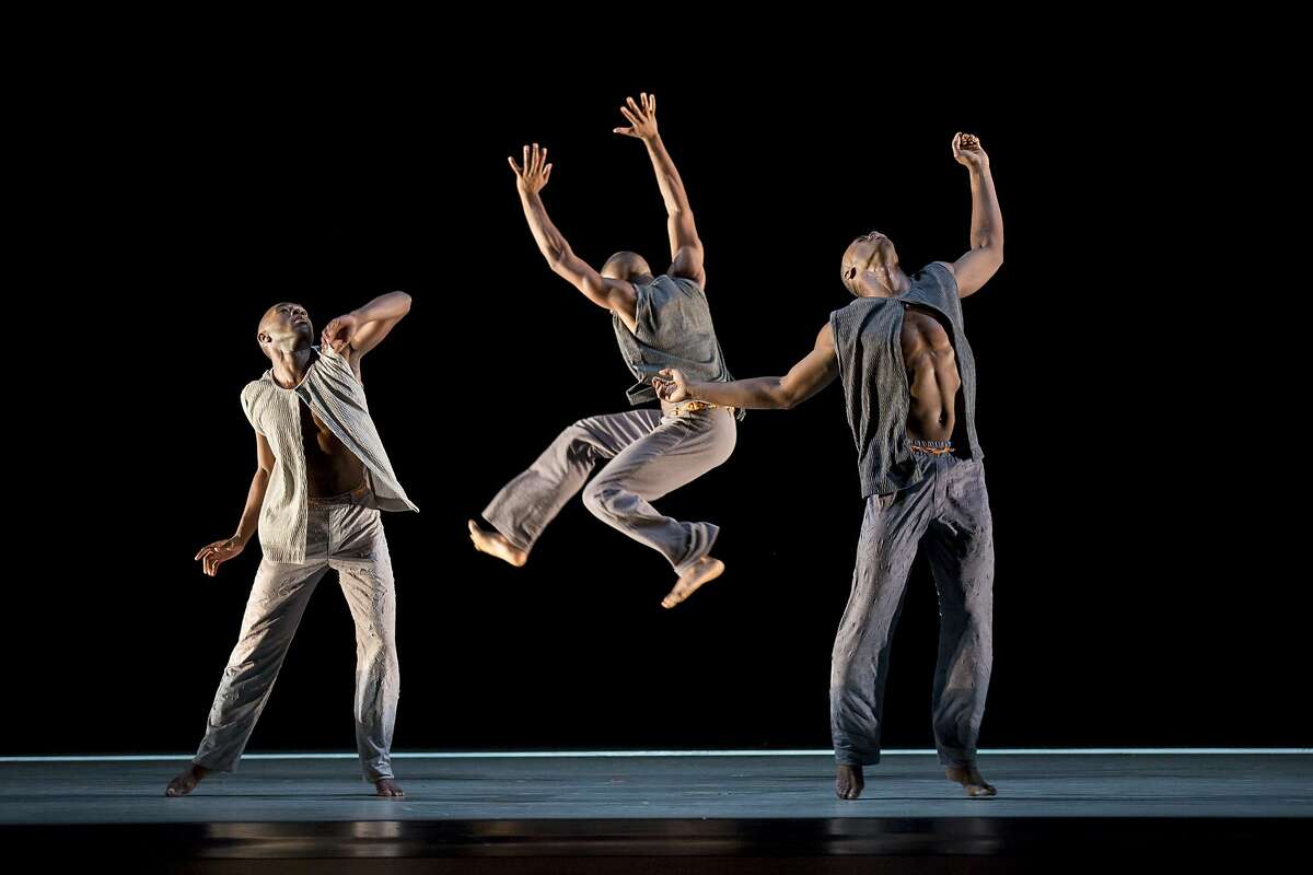 Alvin Ailey American Dance Theater in Kyle Abraham�s �Untitled America: Second Movement,� which uses hip hop and contemporary movement to explore the impact of the U.S. prison system on African-American families. Photo: Paul Kolnik.
