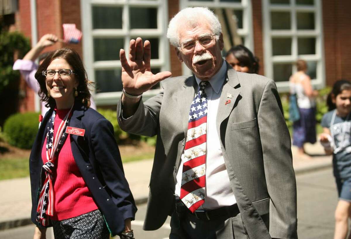 Judge of Probate Beverly Streit-Kefalas, State Rep. Richard Roy- Milford Memorial Day Parade, Sunday, May 30, 2010.