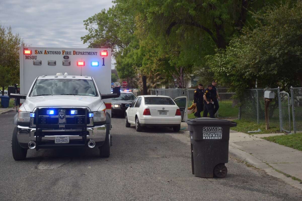 Police are looking for a suspect who stabbed a 51-year-old man in the stomach at a home in the city's West Side and then fled on foot.