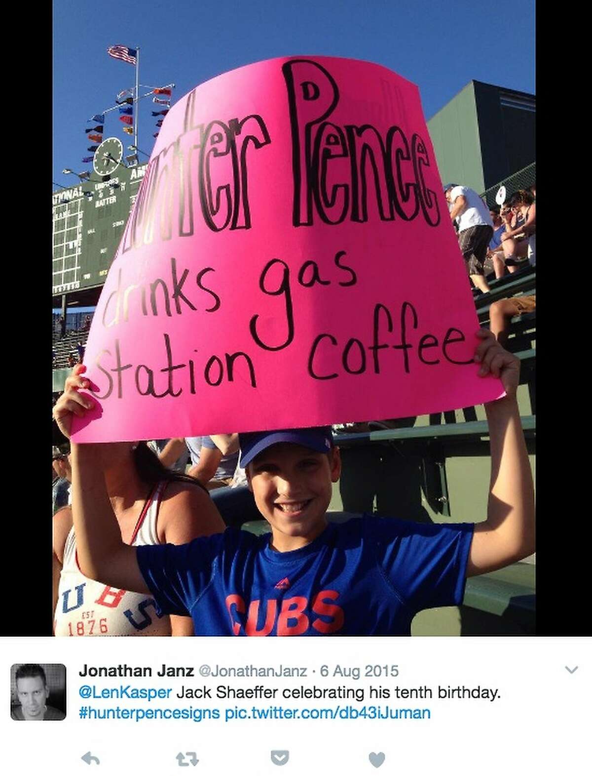 The best Hunter Pence signs (and sign tweets) of all time