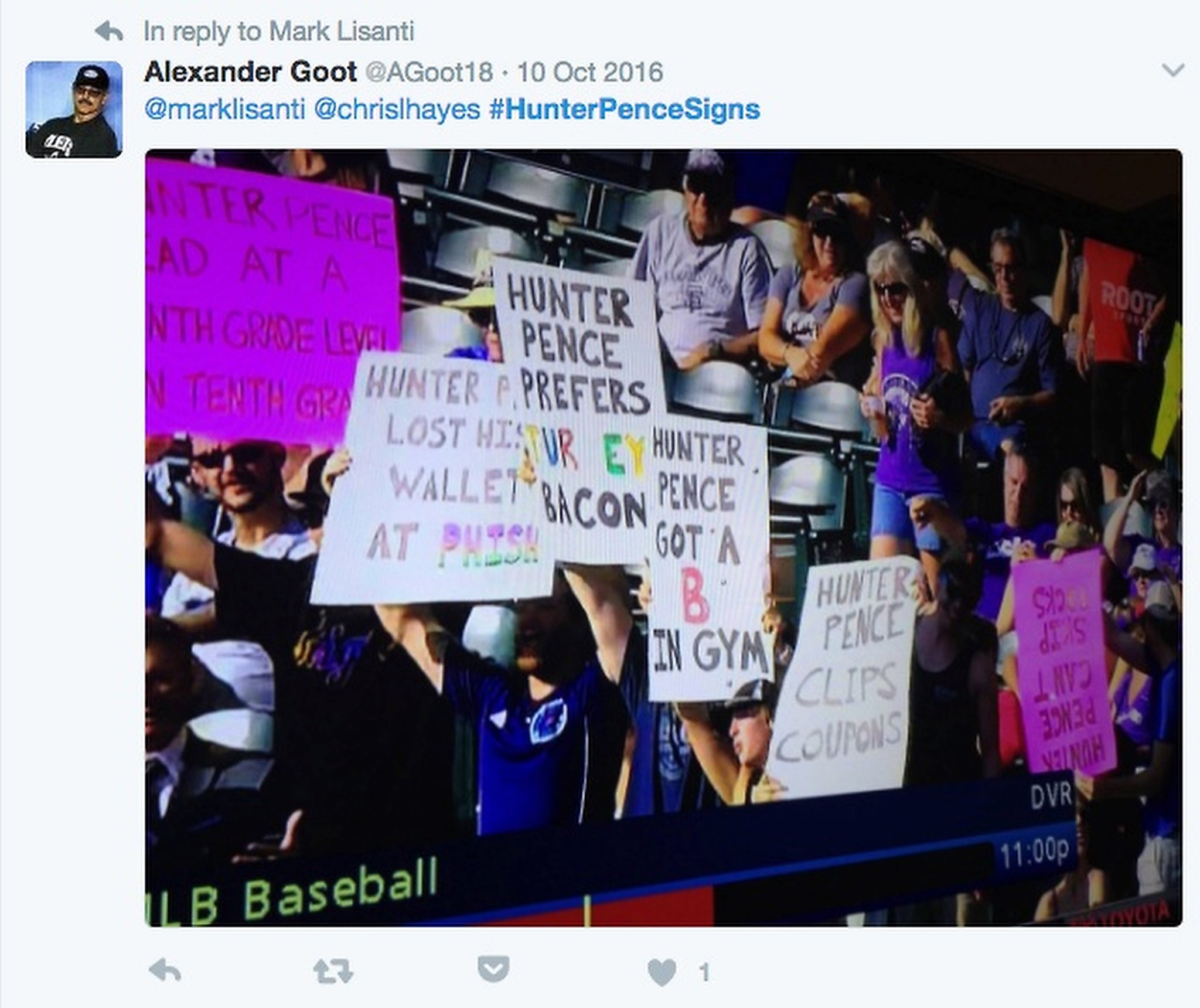 The 11 best signs trolling Hunter Pence, ranked