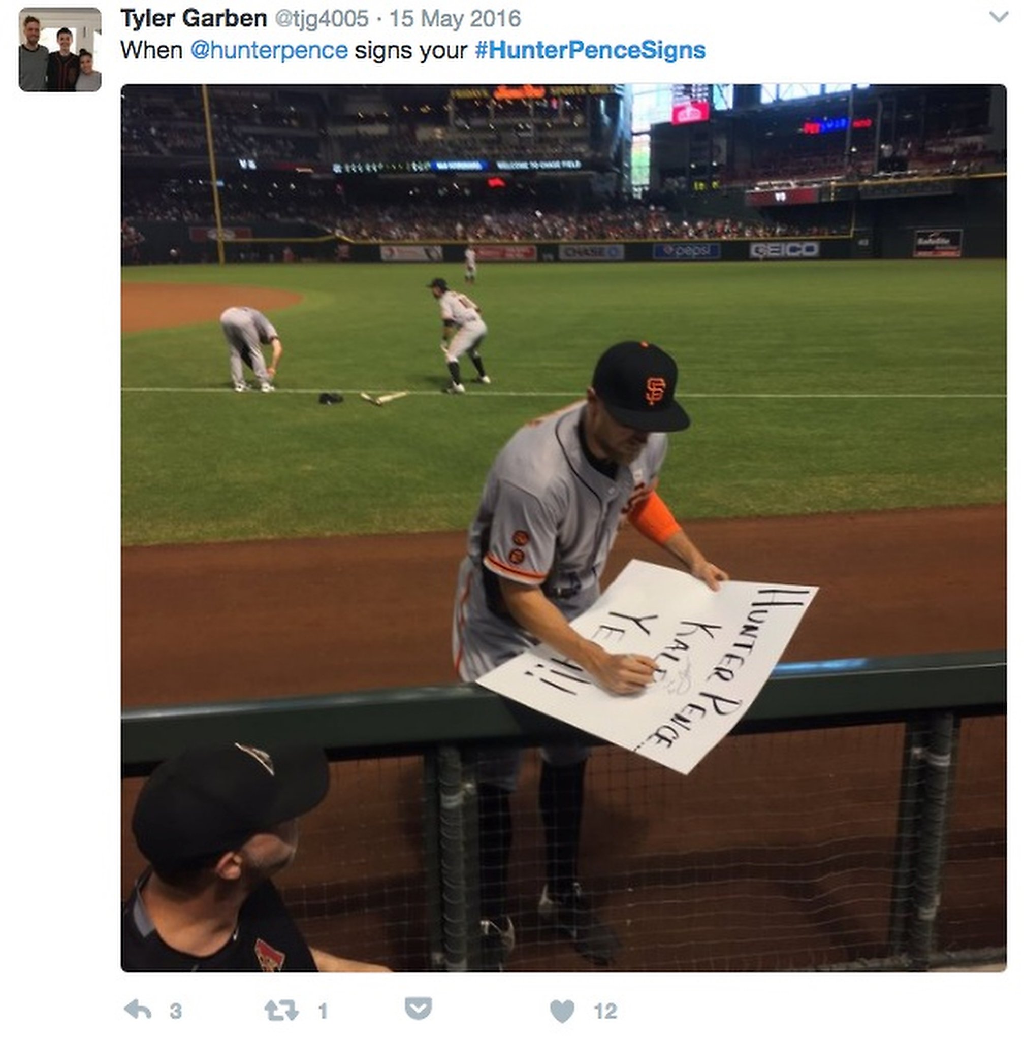 Hunter Pence Signs