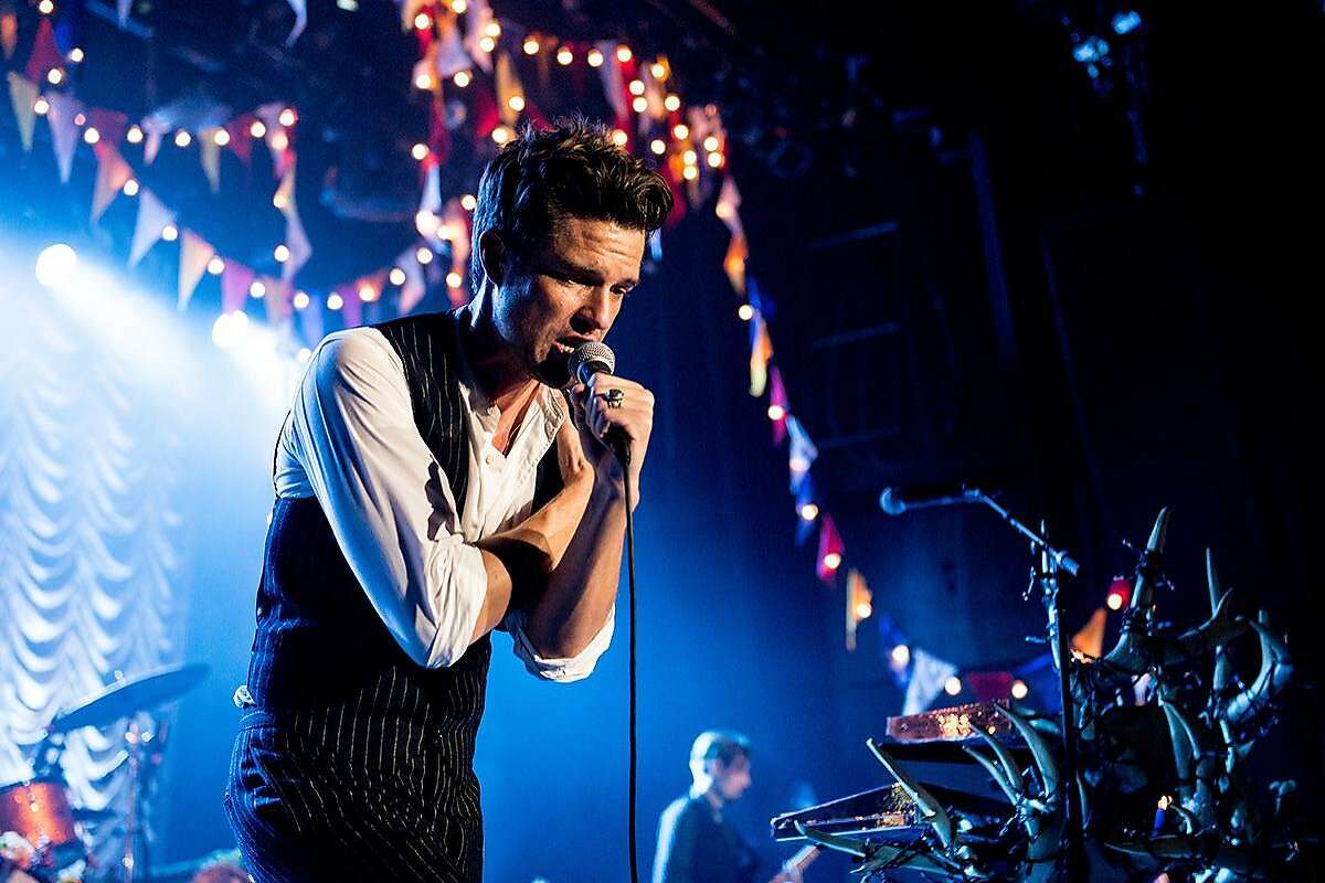 Brandon Flowers of The Killers performs on October 1, 2016 in Las Vegas.