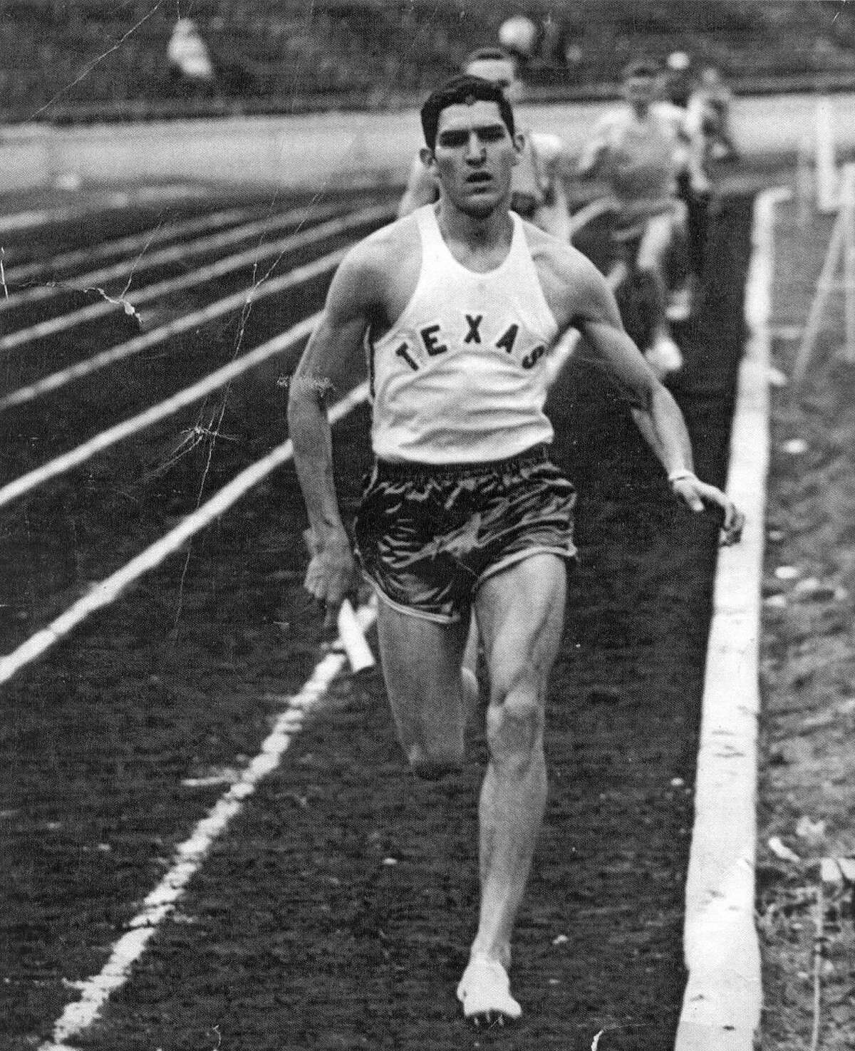 Ricardo Romo was a standout track and field athlete at the University of Texas in the early 1960s. PHOTO SPECIAL TO THE EXPRESS-NEWS