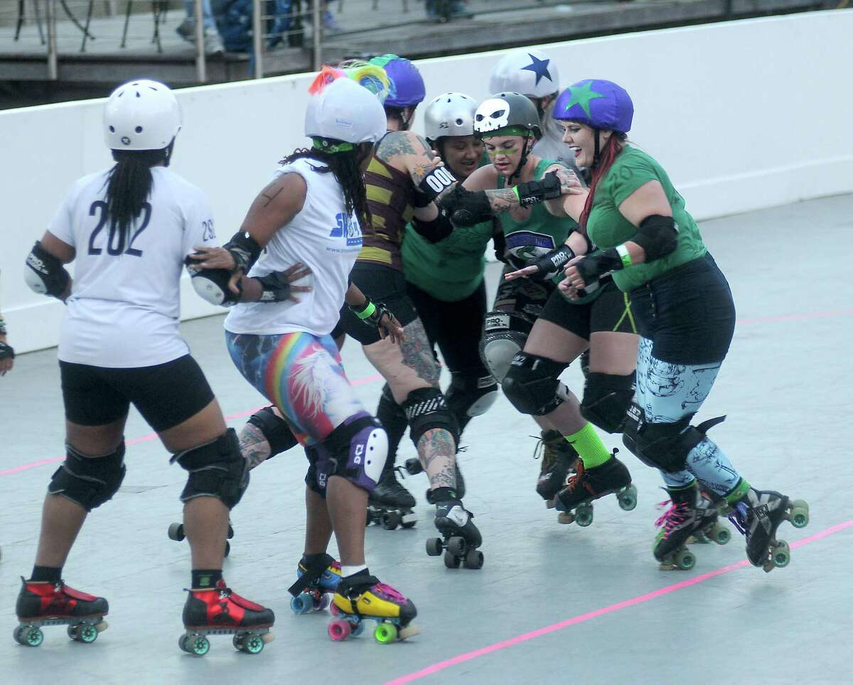 Opening Night Celebration Of Houston's First Outdoor Roller Rink