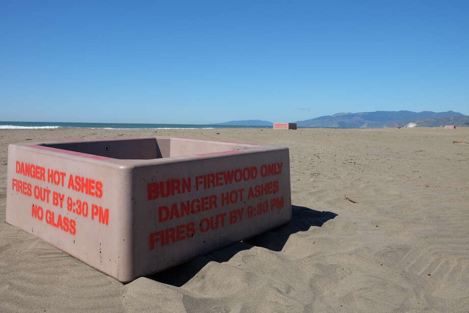 Ocean Beach Reopens To Bonfires With New Concrete Pits Sfgate Ocean Beach Reopens To Bonfires With New Concrete Pits