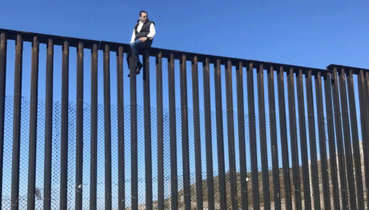 A Mexican congressman taunts Trump about border A Mexican congressman went to some heights to attack Donald Trump about a proposed border wall.