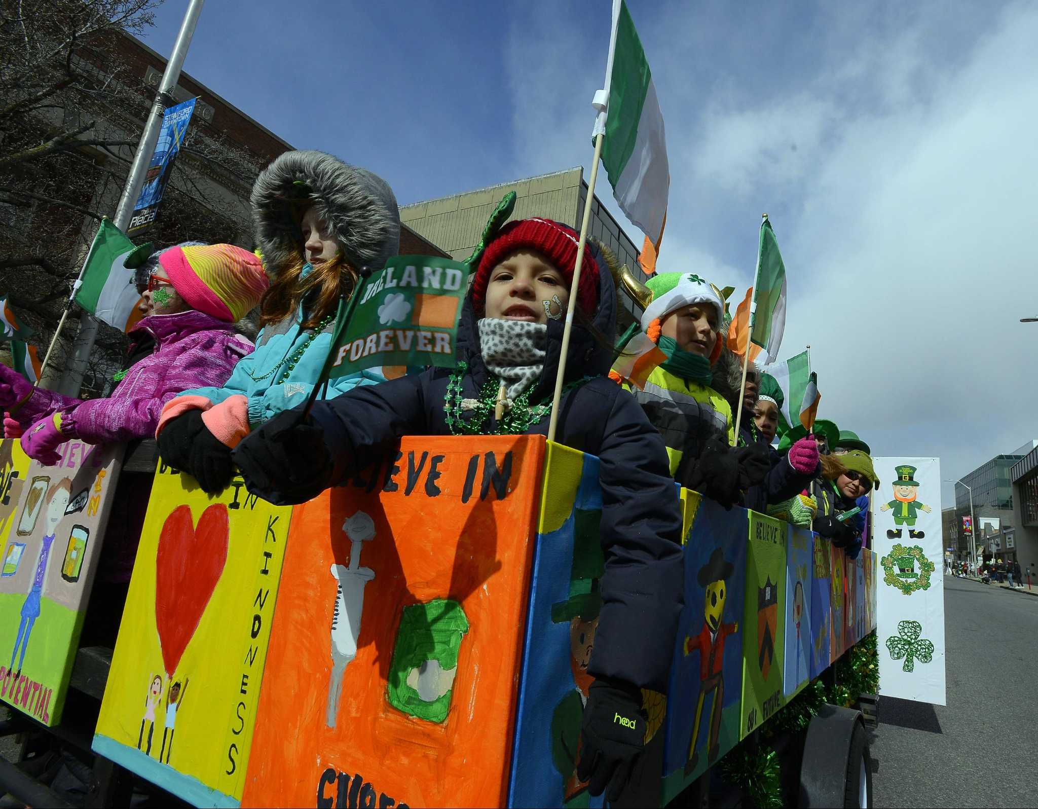 Annual St. Patrick’s Day parade marches through Stamford