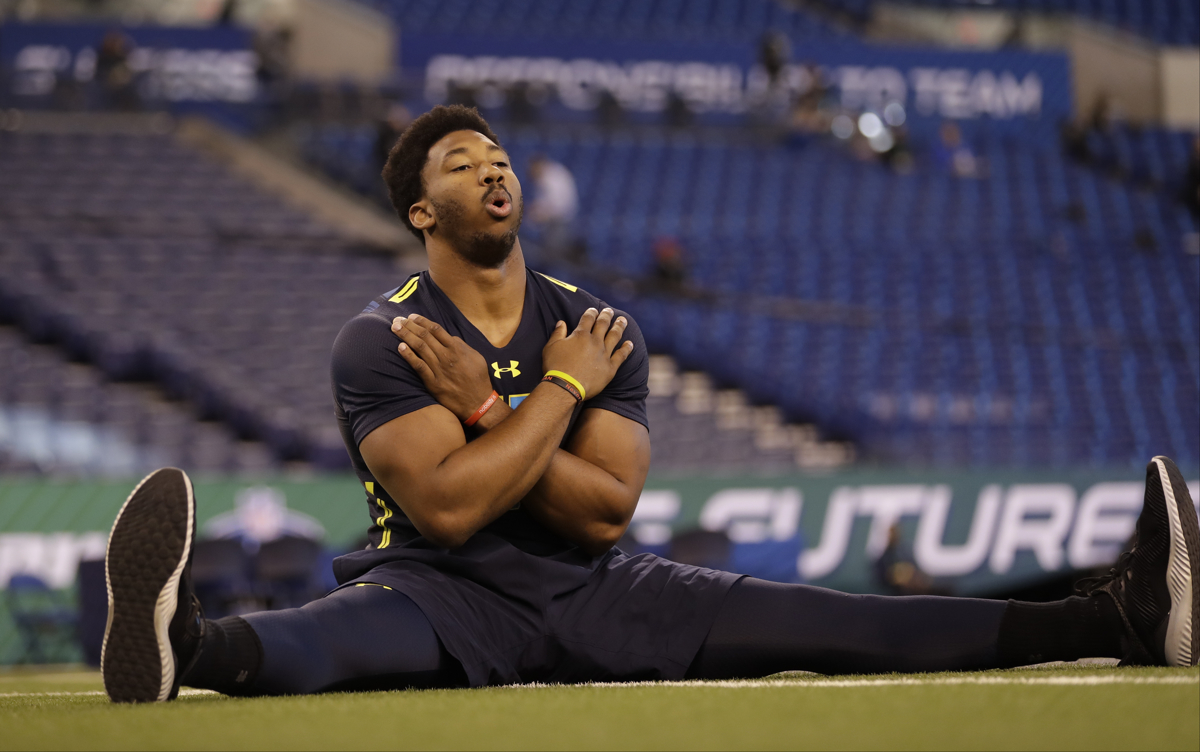 NFL draft: Myles Garrett bests combine 40 time at pro day