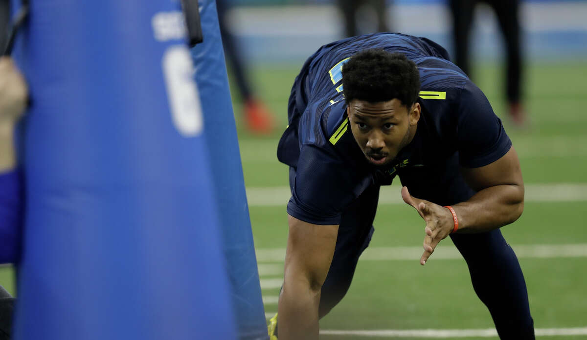 1. Cleveland BrownsDE Myles Garrett, Texas A&M (Previous pick: Garrett)Notes: Garrett's performance at the combine solidified his status as the top overall prospect in the draft.