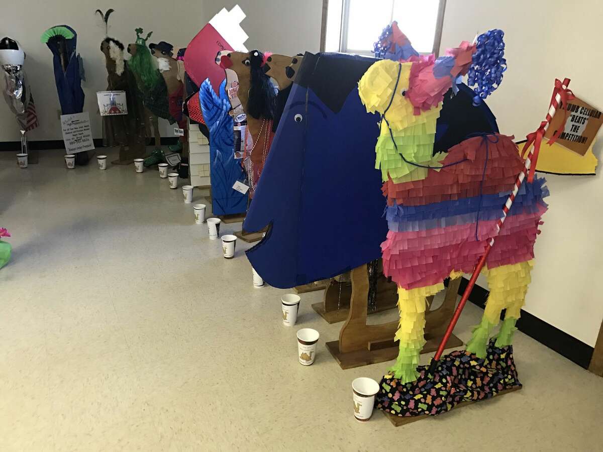 Businesses and organizations went all out in decorating their camel for the 2017 Camel Races, an annual fundraiser for Thumb Industries.