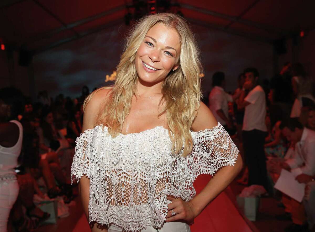 MIAMI, FL - JULY 20: LeAnn Rimes attends Luli Fama fashion show during Mercedes-Benz Fashion Week Swim 2015 at Cabana Grande at The Raleigh on July 20, 2014 in Miami, Florida. (Photo by Aaron Davidson/Getty Images for Luli Fama)