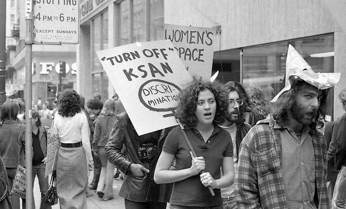 Protest for women's day in 1972; the struggle goes on
