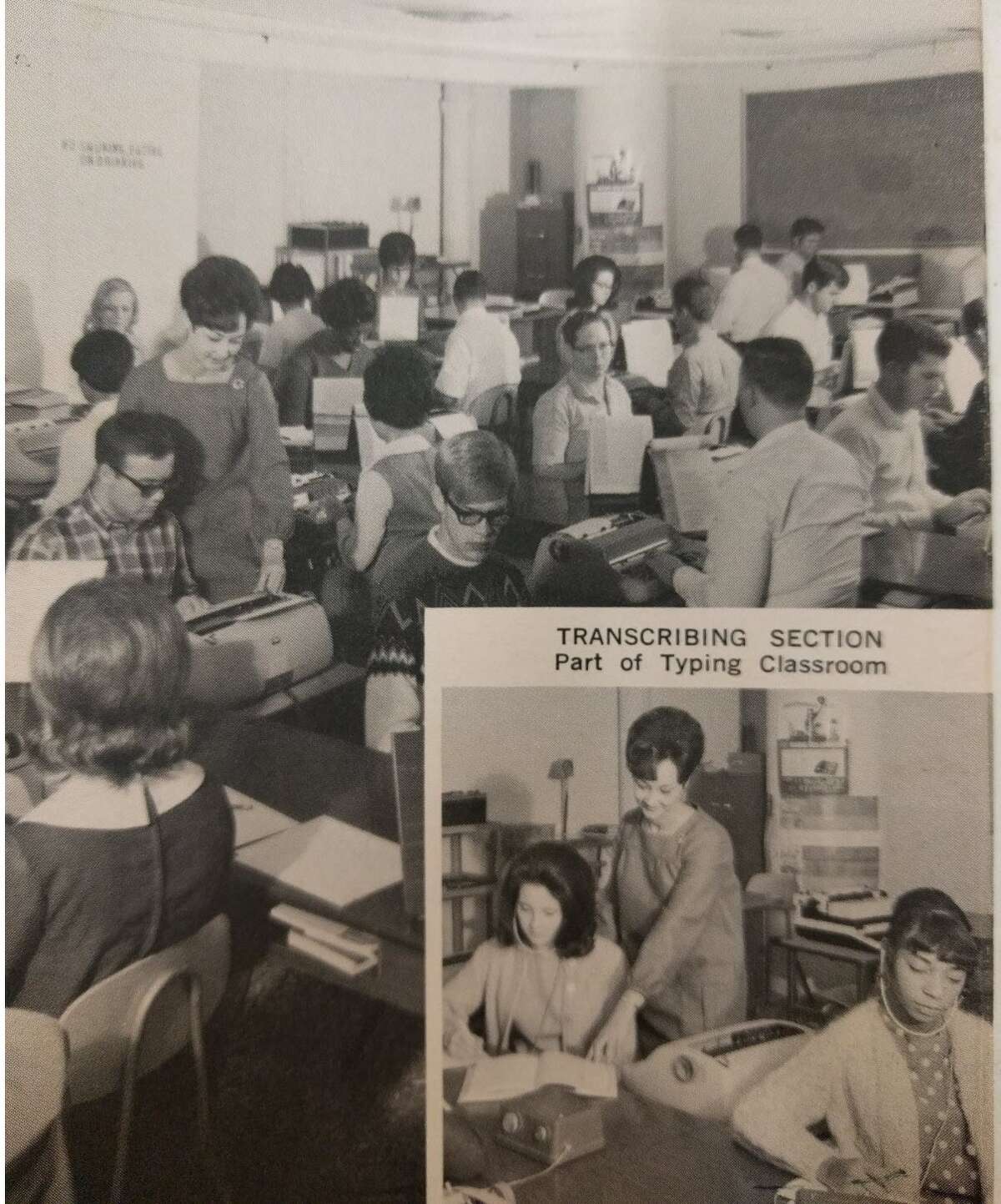 Archival image from the STJC yearbook.