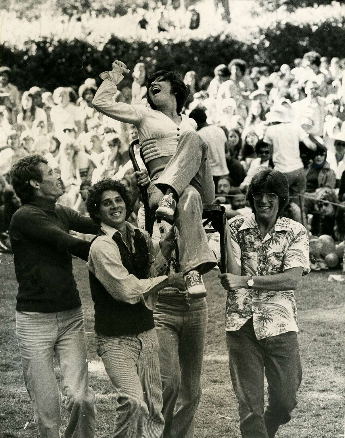 Dancers at the Don Ellis at the 37th Summer Music Festival in Stern Grove in San Francisco on August 19, 1974.