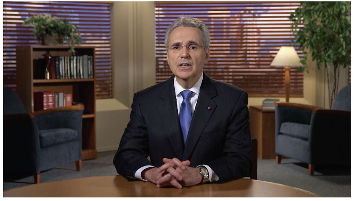 Ron DePinho - MD Anderson MD Anderson Cancer Center President Dr. Ron DePinho, shown in a frame grab, was the first of the recent Houston medical center CEOs to resign. He stepped down in March, after years of tumult and, most recently, huge operational losses and a scathing audit.